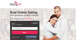 Desktop Screenshot of datingvip.com